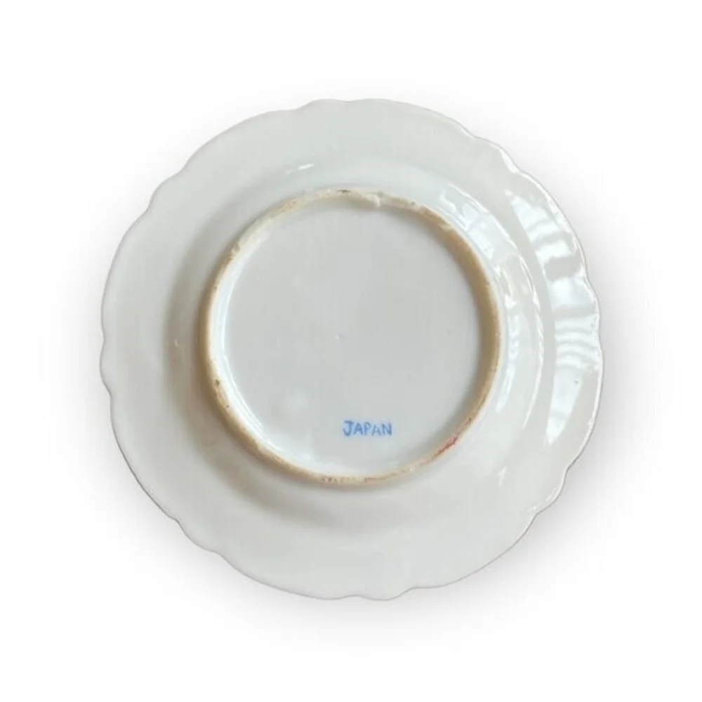 Vintage 1930s Japanese Porcelain Canapé Dish 3.25